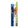 Pennarello permanente DIY STAEDTLER Lumocolor duo, 2 punte, 0,6 mm / 1,5 mm, blister (348-9 BK-1)