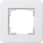 Gira 0211410 Cornice coprifrutto 1 posto Gira E3, bianco puro/bianco puro