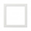 Gira 0289112 Cornice adattatrice per System 55, Gira Flächenschalter, bianco puro