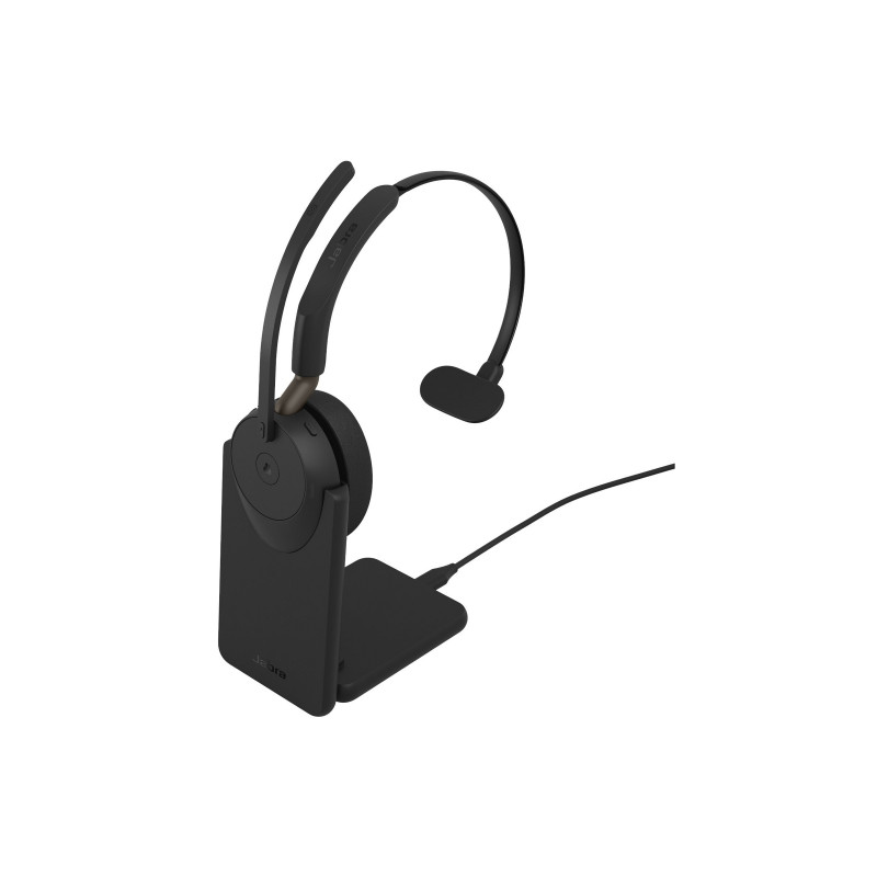 Cuffia mono Jabra Evolve3 65 LINK 390a MS con base di ricarica, Bluetooth, on-ear