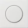 Copertura per dimmer rotativo Gira 0650112, Gira Flächenschalter, bianco puro