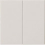 Gira 536203 S3000 inserto operativo 2 posti System 55, bianco puro lucido