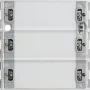 Sensore a pulsante Gira Push-Button Sensor 3 Comfort 513300, 3 canali, KNX, System 55