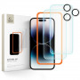 Tech-Protect Supreme Set vetro temperato per Apple iPhone 16 Pro Max, trasparente (3 pz)