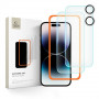 Tech-Protect Supreme Set vetro temperato per Apple iPhone 16, trasparente (3 pz)