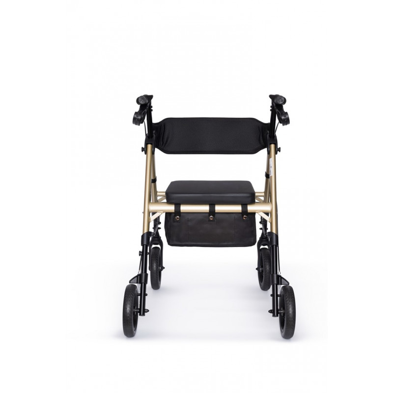 Deambulatore a quattro ruote Rehafund Marsylia RF-617/ZŁ, oro