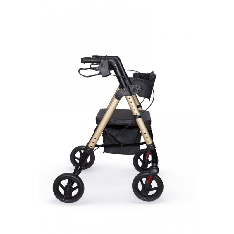 Deambulatore a quattro ruote Rehafund Marsylia RF-617/ZŁ, oro