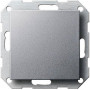 Gira 026826 Placca di copertura con anello di supporto System 55, alluminio