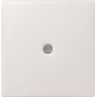 Copertura per presa passacavo Gira 027427 System 55, bianco