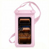 Custodia universale impermeabile galleggiante Tech-Protect UWC7 per smartphone fino a 6.9 pollici, rosa