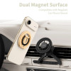Tech-Protect MMR400 Lamano Anello Magnetico per Telefono MagSafe, Oro