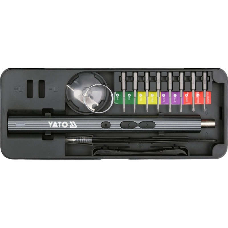 Set di cacciaviti YATO YT-25770 con punte, 3.7 V, 56 pz