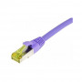 Synergy21 Cavo patch Synergy 21 S217768 RJ45, CAT6A 500 MHz, 7,5 m, viola, S/FTP (S-STP), TPE/LSZH Ultraflex, AWG26, cavo grezzo CAT7
