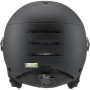Casco da sci UVEX Wanted Visor, 58-61 cm (L), nero