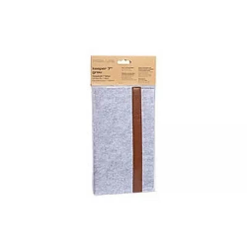 Custodia per tablet Ultron RealLife Keeper 7 163776, a libro, grigia, in microfibra, 23,5 cm x 15,5 cm x 5 mm