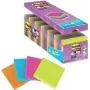 Note adesive 3M Post-it Super Sticky 654SE24P, 76 x 76 mm, 90 fogli per blocco, 4 colori (confezione convenienza)