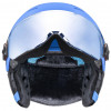 Casco da sci per bambini UVEX Rocket jr. Visor, blu opaco