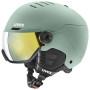 Casco da sci UVEX Wanted Visor, 58-61 cm (L), verde