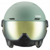 Casco da sci UVEX Wanted Visor, 58-61 cm (L), verde