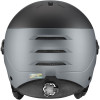 Casco da sci UVEX Wanted Visor pro V, nero opaco