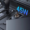 Caricabatterie da auto Tech-Protect CC01 a 2 porte USB-A / USB-C, PD 45W / QC 3.0, nero