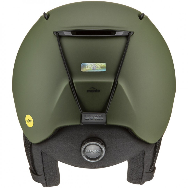 Casco da sci UVEX Monte LT MIPS, 51-55 cm, verde