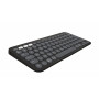 Tastiera Bluetooth Logitech Pebble Keys 2 K380s (920-011803), grafite, layout francese