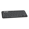 Tastiera Bluetooth Logitech Pebble Keys 2 K380s (920-011803), grafite, layout francese