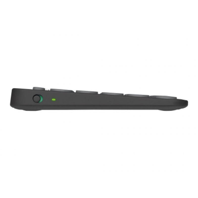 Tastiera Bluetooth Logitech Pebble Keys 2 K380s (920-011803), grafite, layout francese