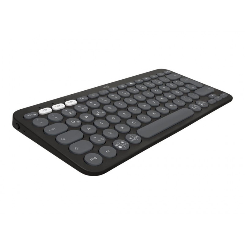 Tastiera Bluetooth Logitech Pebble Keys 2 K380s (920-011803), grafite, layout francese