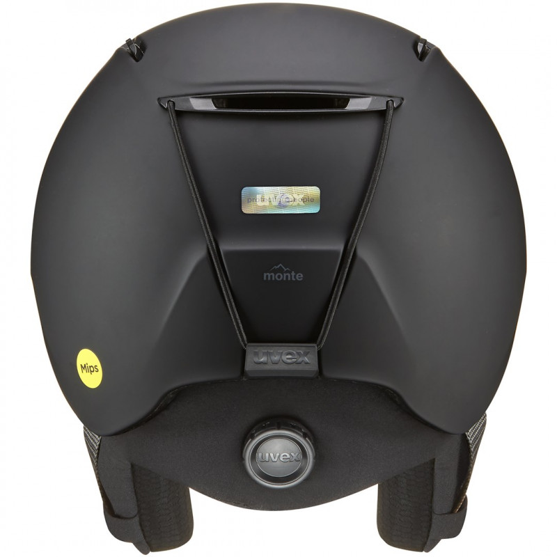 Casco da sci UVEX Monte LT MIPS 56-59 cm, nero opaco