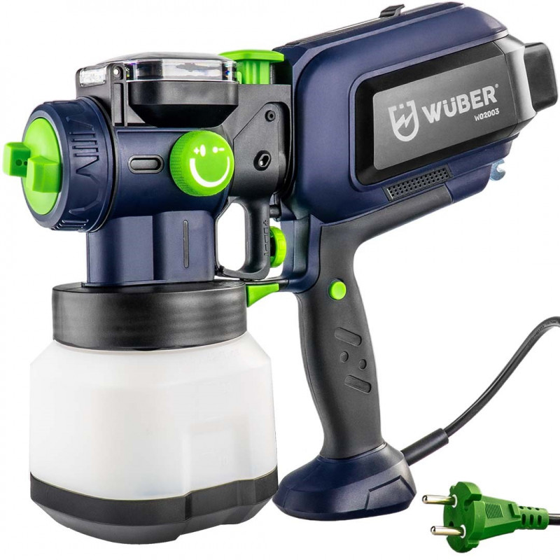 Pistola a spruzzo per vernice Wuber W02003, 550 W