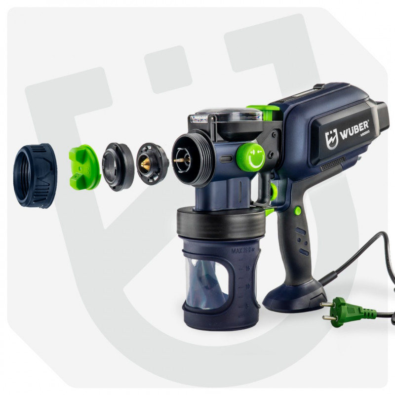 Pistola a spruzzo per vernice Wuber W02003, 550 W