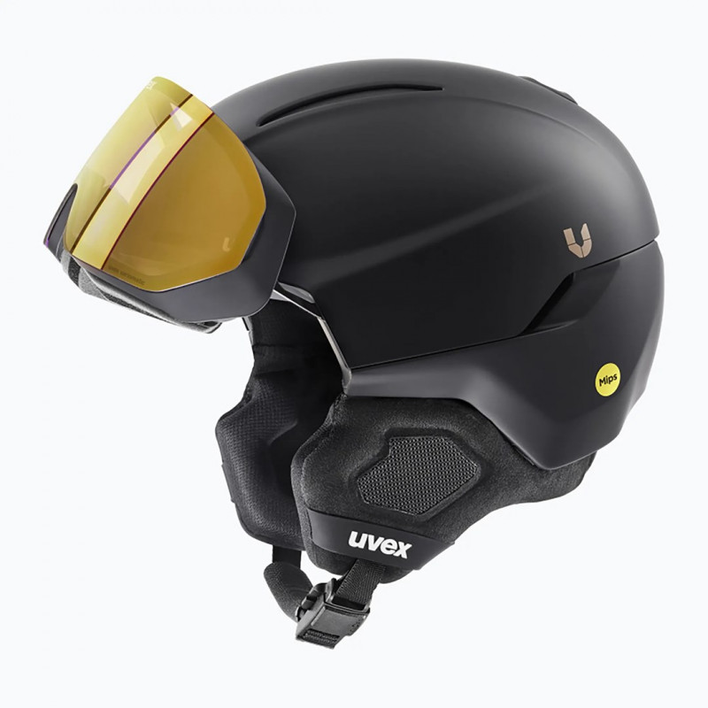 Casco da sci UVEX Ultimate Horizon MIPS, nero opaco