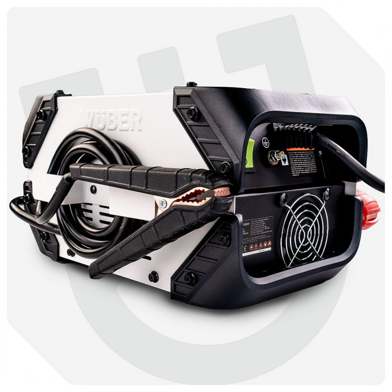 Caricabatteria automatico per auto Wuber W14015 con avviamento di emergenza, 110 A