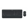 Combo tastiera e mouse wireless Logitech MK545 Advanced (920-008982), layout francese, nero