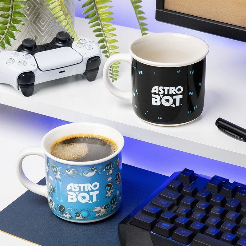 Paladone PP15505AB Astro Bot tazza a cambio di calore, blu/bianco (1 pz)