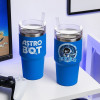 Paladone PP15504AB Astro Bot tazza da viaggio, 600 ml, blu
