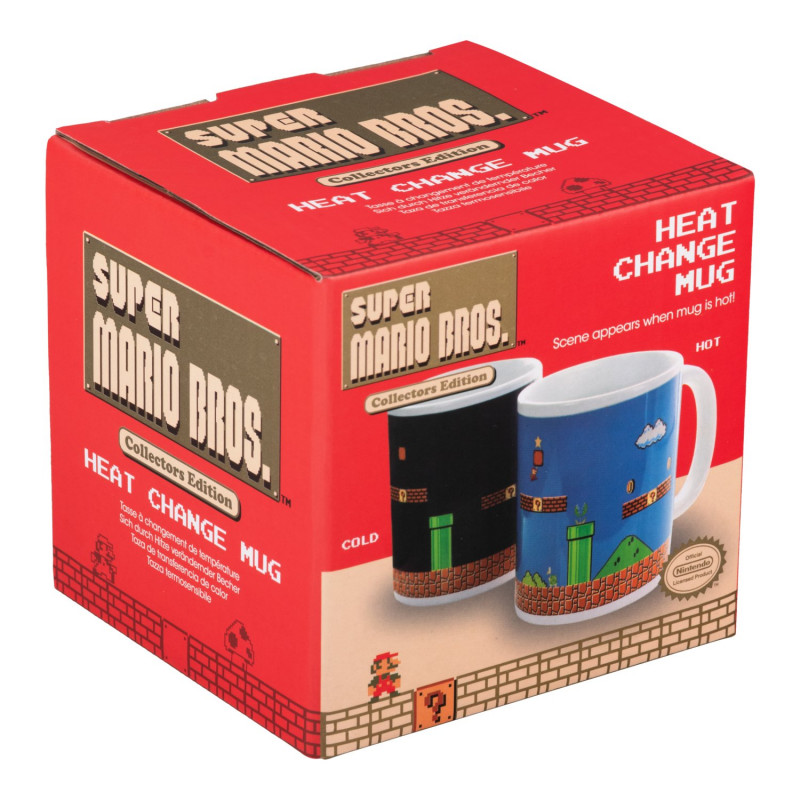 Paladone PP2927NN Tazza a cambio di calore Super Mario Bros., multicolore