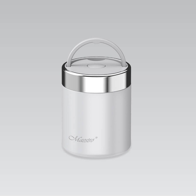 Maestro MR-1649-50-WHITE Termos per alimenti, 500 ml, bianco