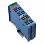 Terminale di ingresso analogico WAGO 750-485, 2 canali, blu, 0,08-2,5 mm²
