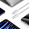 Cavo USB-C / USB-C Tech-Protect Ultraboost Lite PD60W/3A 200 cm, grigio freddo