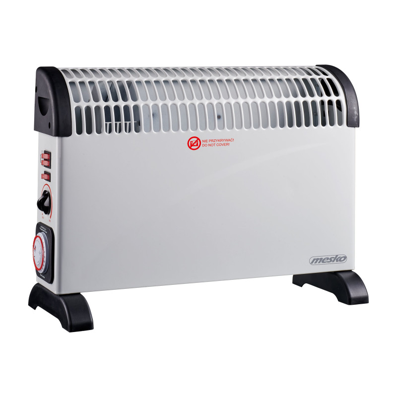 Termoconvettore Mesko MS 7741w con timer e turboventola, 2000 W, bianco