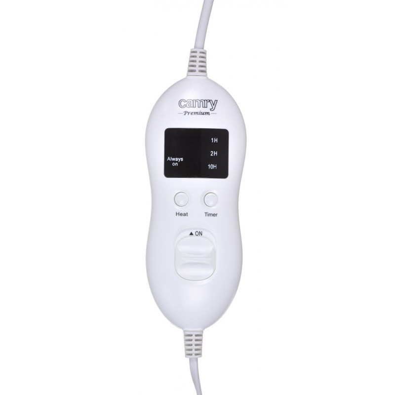 Camry CR 7435 Coperta elettrica riscaldante con timer, 8 livelli di riscaldamento, 1 persona, 60 W