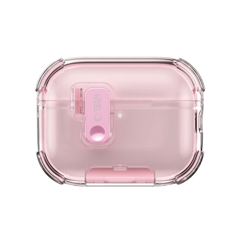 Custodia per case di ricarica Tech-Protect Bounce Pro per Apple AirPods Pro 3, rosa
