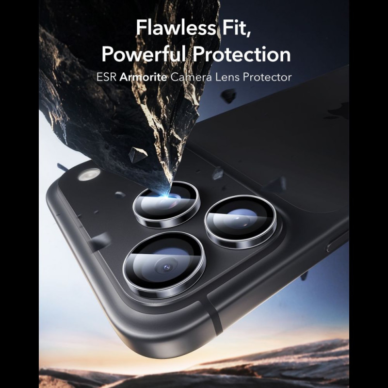 Protezione fotocamera ESR Armorite per Apple iPhone 18 Pro / 18 Pro Max, trasparente, 1D99500202