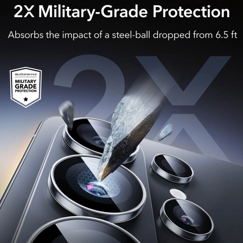 Protezione fotocamera ESR Armorite per Samsung Galaxy S26 Ultra, trasparente