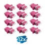 Adattatore in fibra LogiLink FA02LC8 LC Duplex, 12 pezzi, con flangia, viola