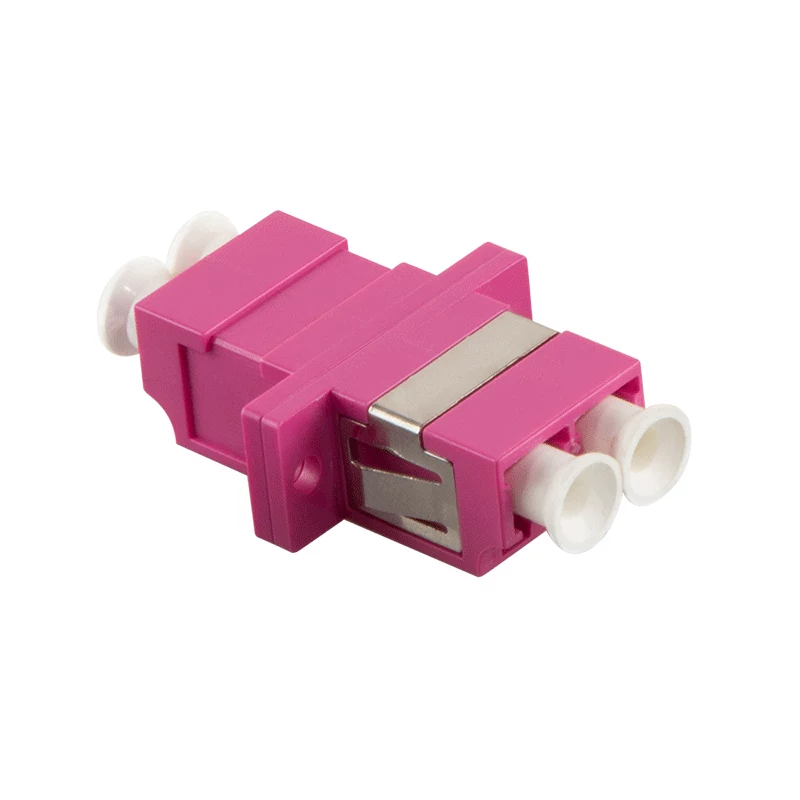Adattatore in fibra LogiLink FA02LC8 LC Duplex, 12 pezzi, con flangia, viola