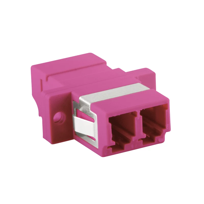 Adattatore in fibra LogiLink FA02LC8 LC Duplex, 12 pezzi, con flangia, viola